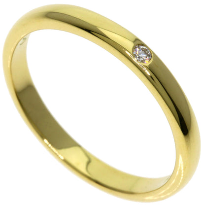 TIFFANY&Co.   Ring Classic band 1P Diamond K18 Yellow Gold Ladies