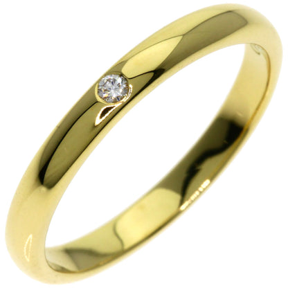 TIFFANY&Co.   Ring Classic band 1P Diamond K18 Yellow Gold Ladies