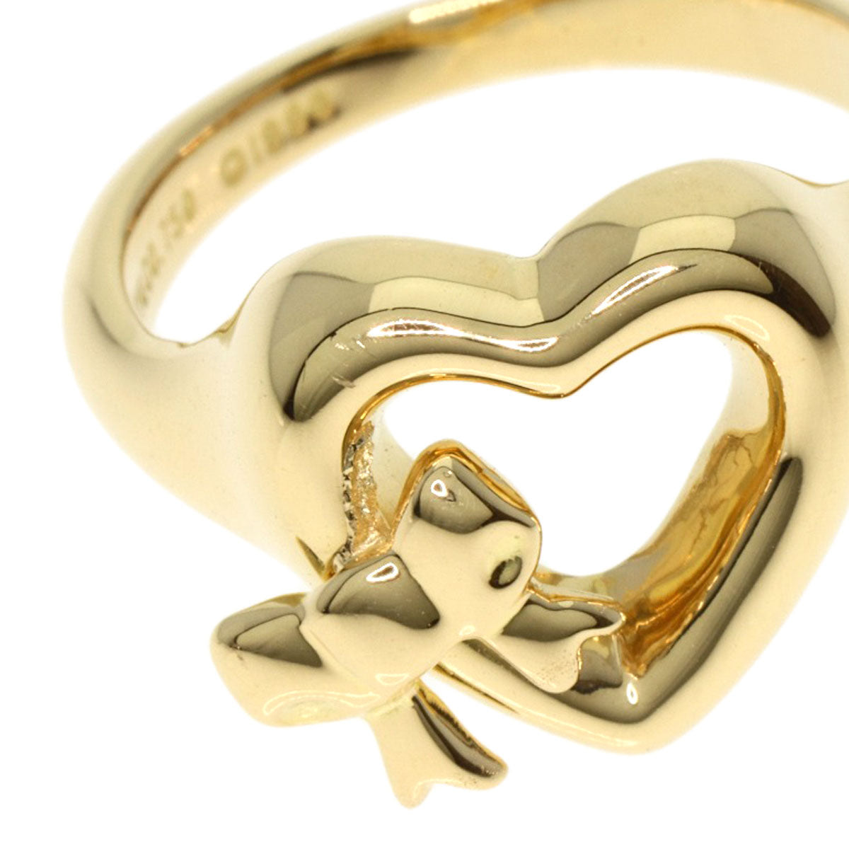 TIFFANY&Co.   Ring Heart with Bow K18 Yellow Gold Ladies