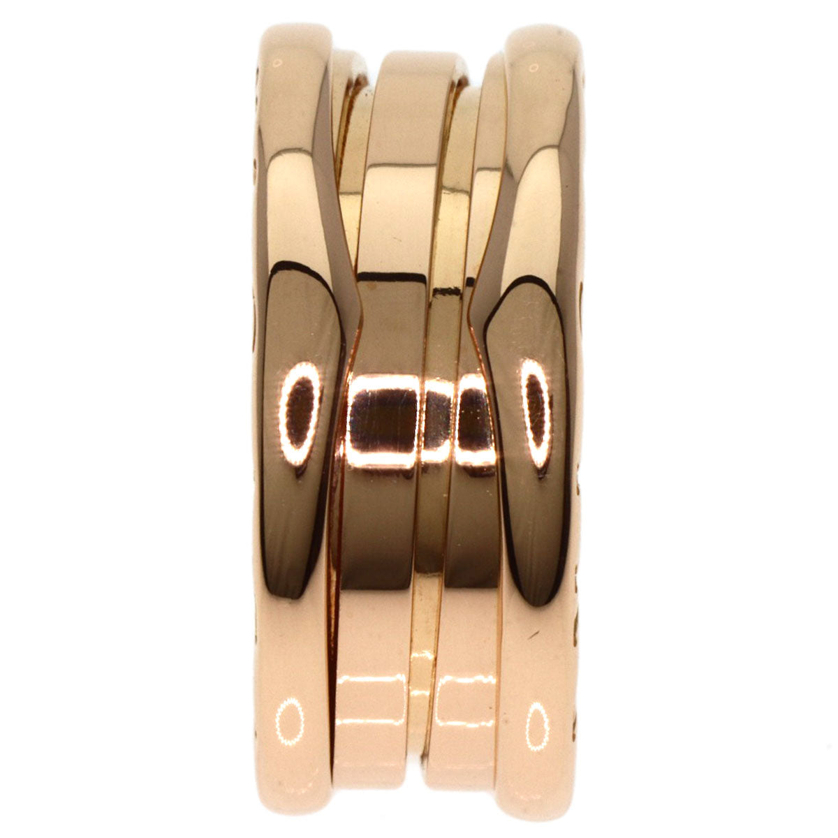 BVLGARI   Ring B.zero1 3 band S #51 K18 Pink Gold Ladies