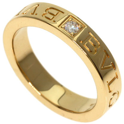 BVLGARI   Ring BVLGARI BVLGARI Double Logo 1P Diamond K18 Yellow Gold Ladies