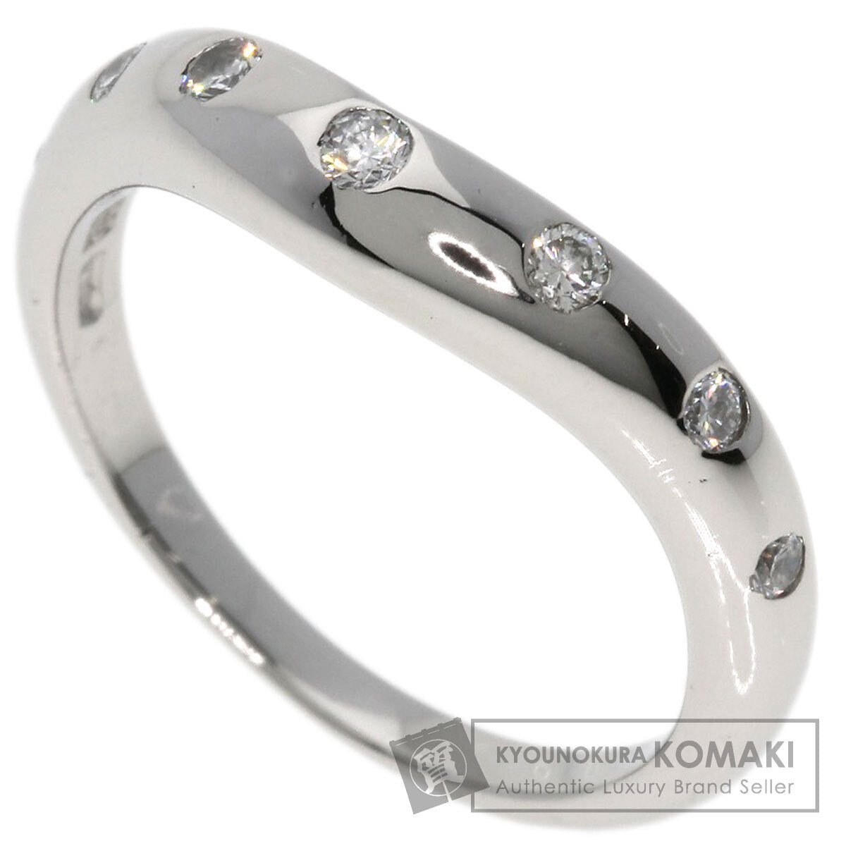 BVLGARI   Ring Corona 7P Diamond Platinum PT950 Ladies