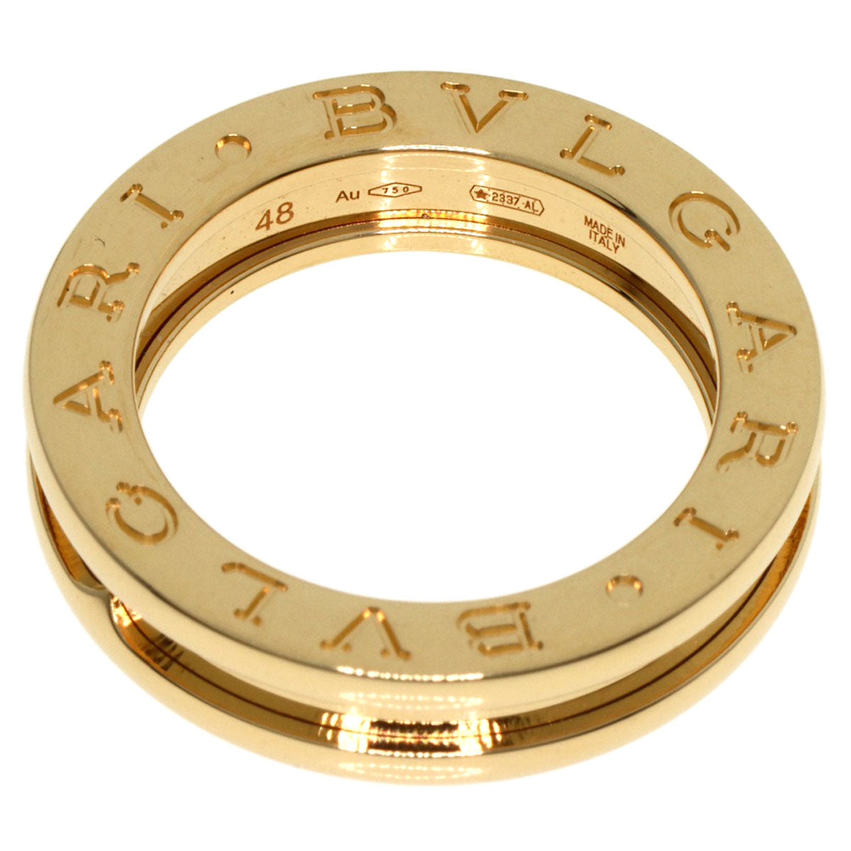 BVLGARI   Ring B.zero1 1 band XS #48 K18 Yellow Gold Ladies