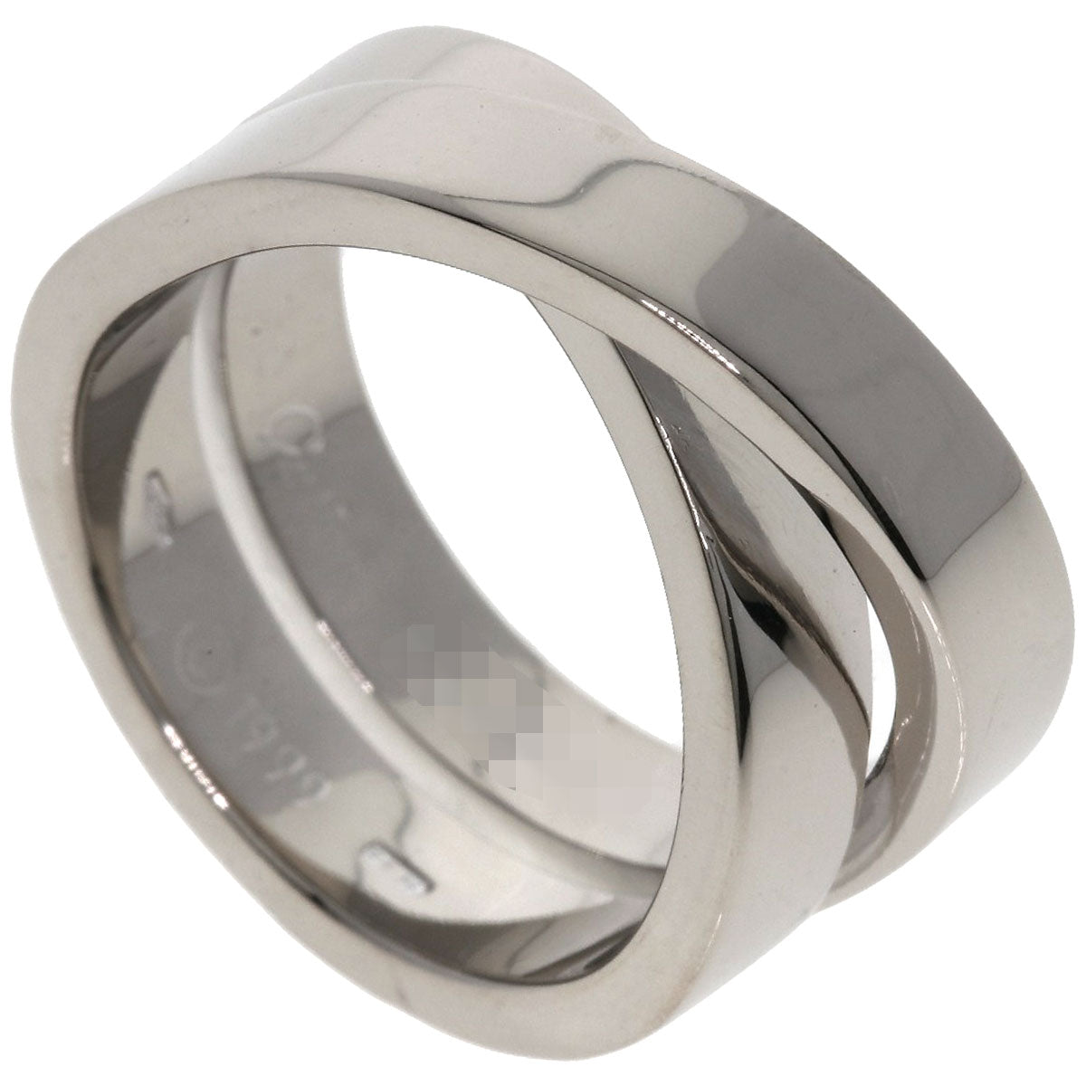 CARTIER   Paris Ring #52 Ring  K18 White Gold Ladies [Used]