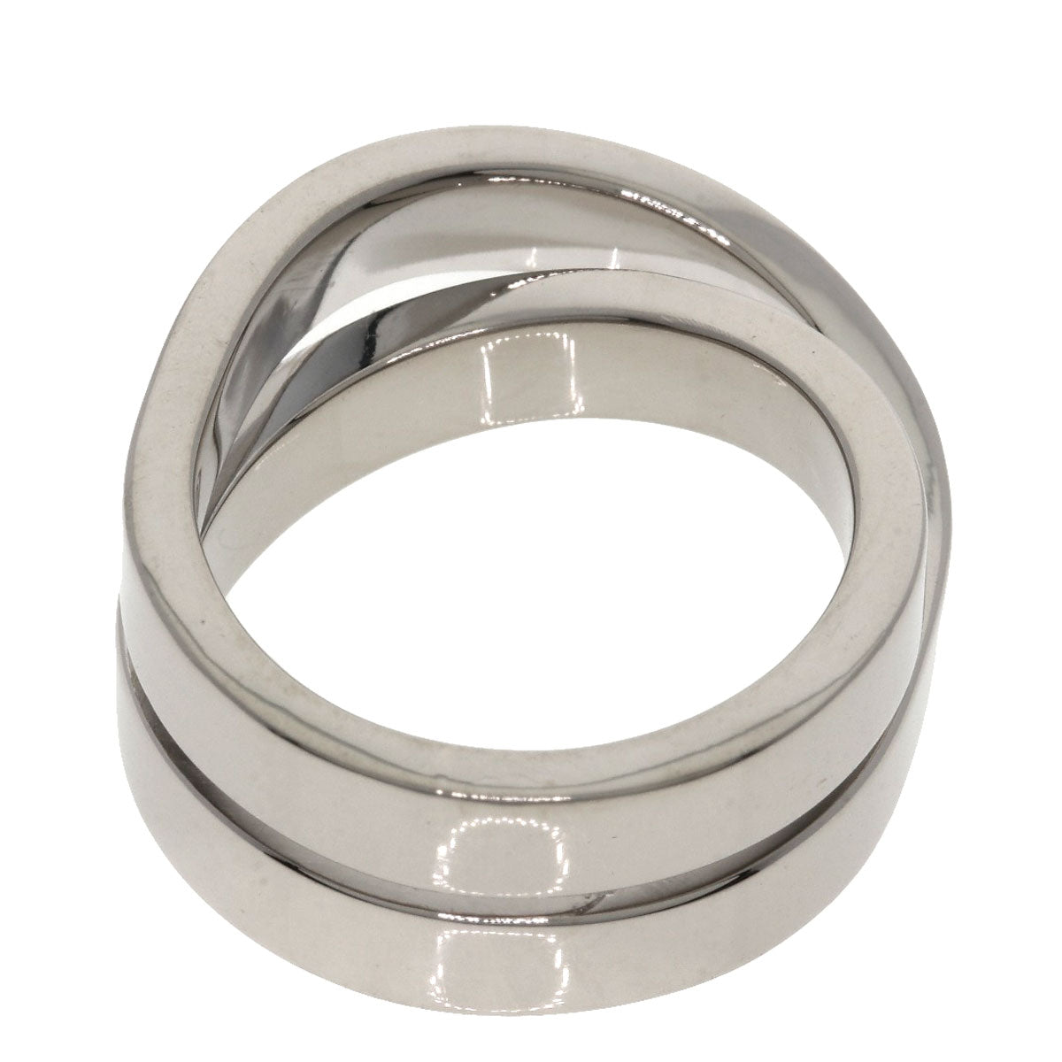 CARTIER   Paris Ring #52 Ring  K18 White Gold Ladies [Used]