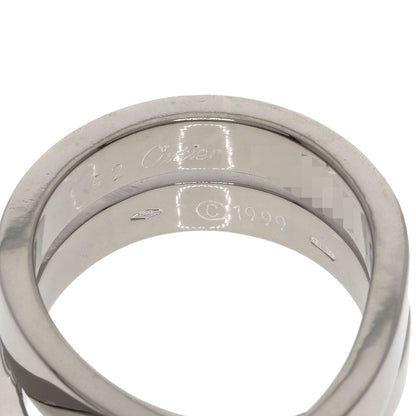 CARTIER   Paris Ring #52 Ring  K18 White Gold Ladies [Used]