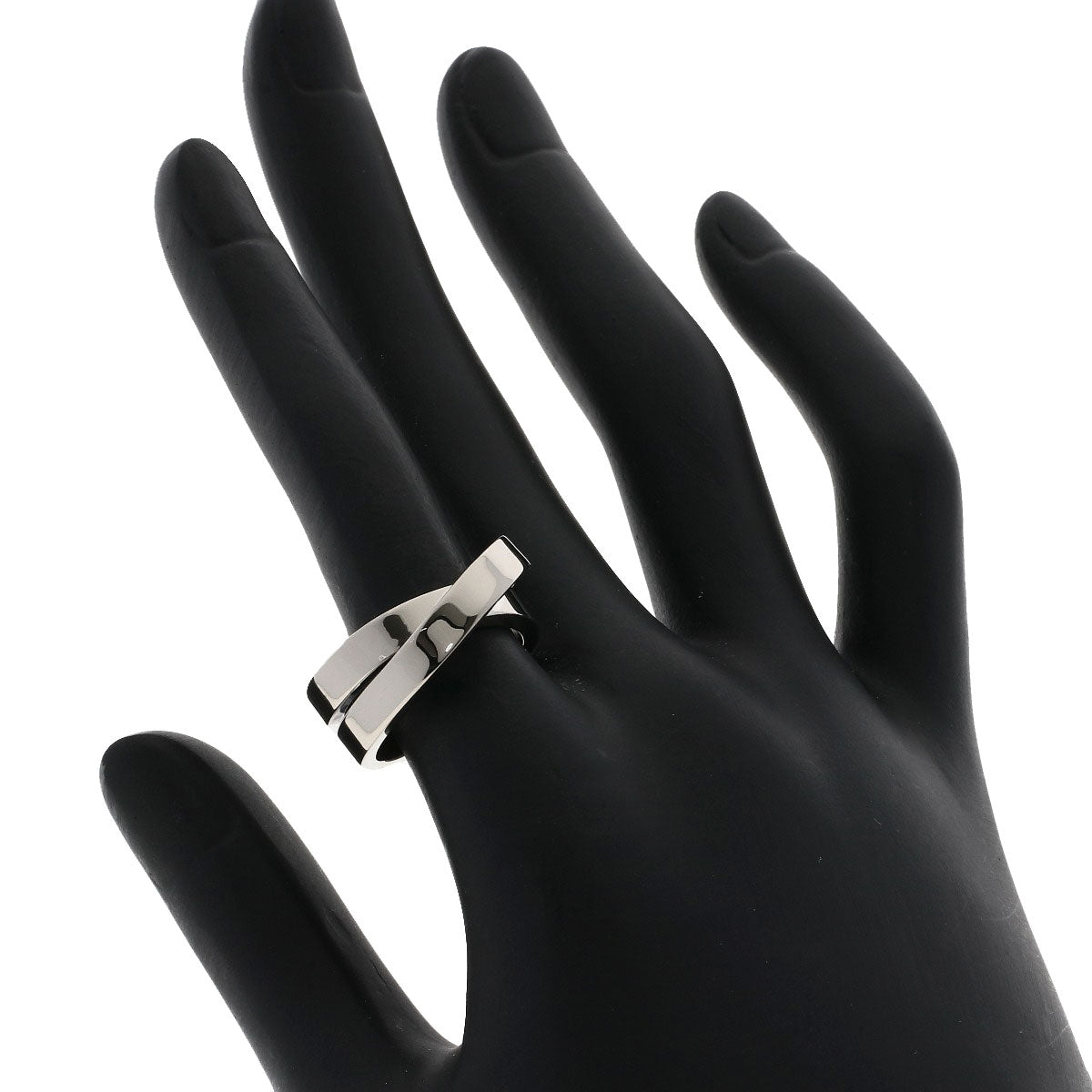 CARTIER   Paris Ring #52 Ring  K18 White Gold Ladies [Used]