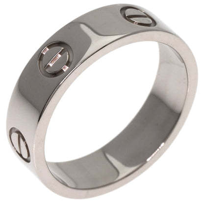 CARTIER love ring #56 Ring K18 White Gold Ladies [Used]