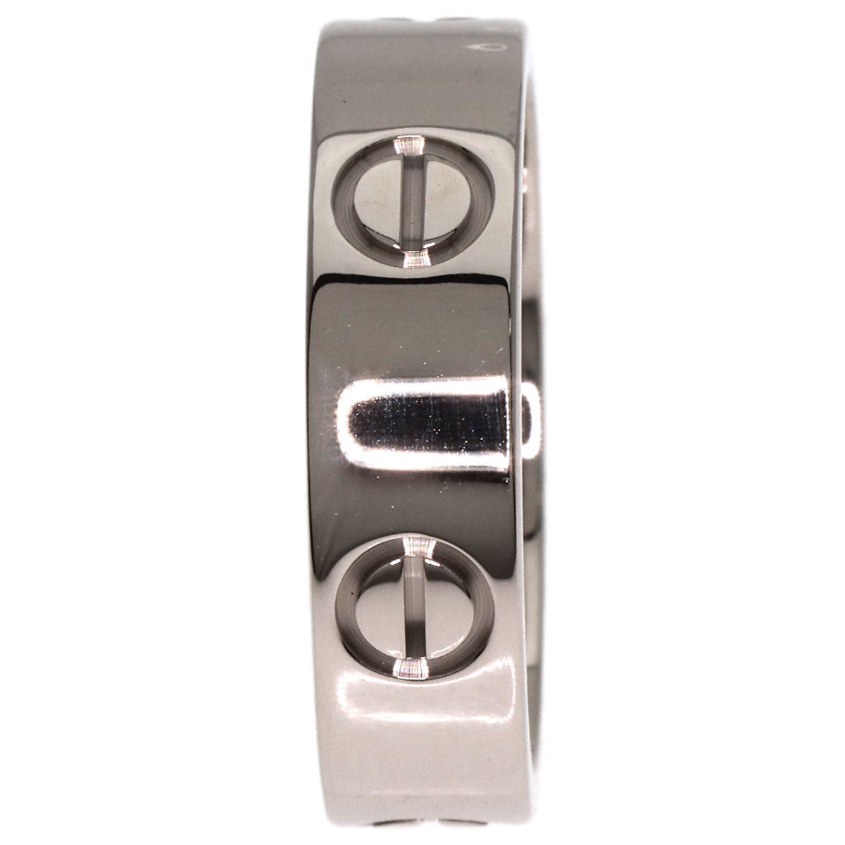 CARTIER love ring #56 Ring K18 White Gold Ladies [Used]
