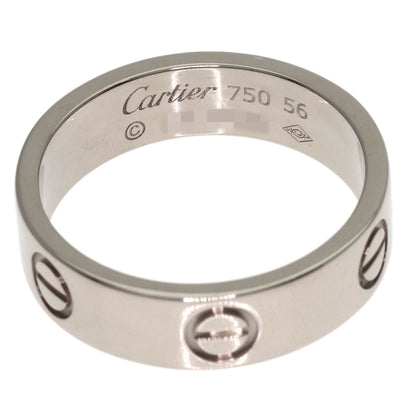 CARTIER love ring #56 Ring K18 White Gold Ladies [Used]