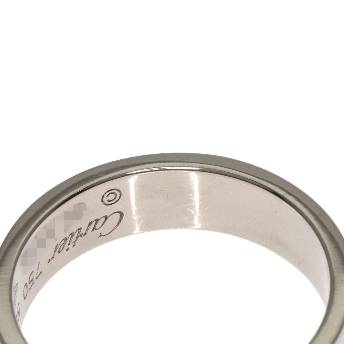 CARTIER love ring #56 Ring K18 White Gold Ladies [Used]
