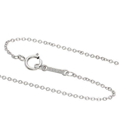 TIFFANY&Co. Paloma Picasso Love & Kiss 1P Diamond Necklace K18 White Gold Ladies [Used]