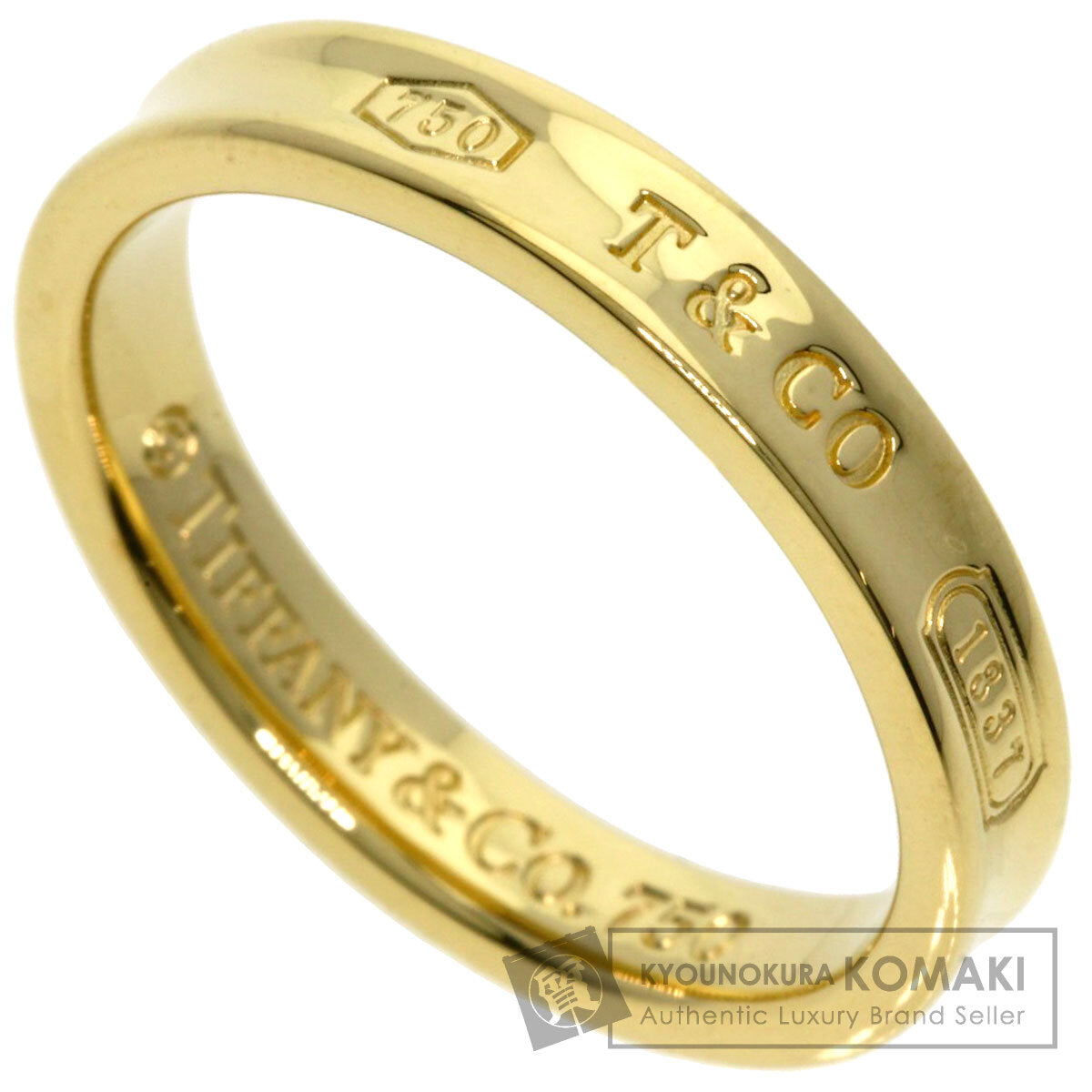 TIFFANY&Co.   Ring 1837 Narrow K18 Yellow Gold Ladies