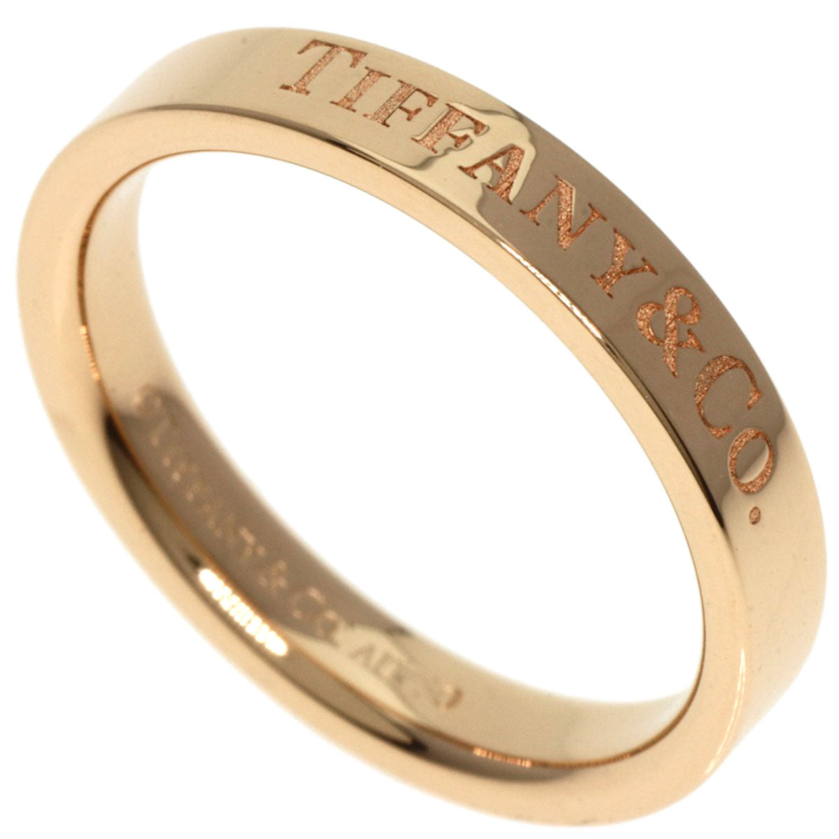 TIFFANY&Co.   Ring Flat band K18 Pink Gold Ladies