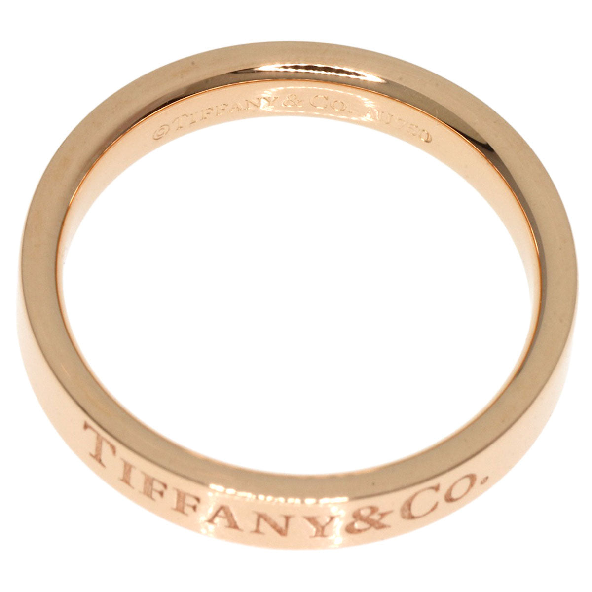 TIFFANY&Co.   Ring Flat band K18 Pink Gold Ladies