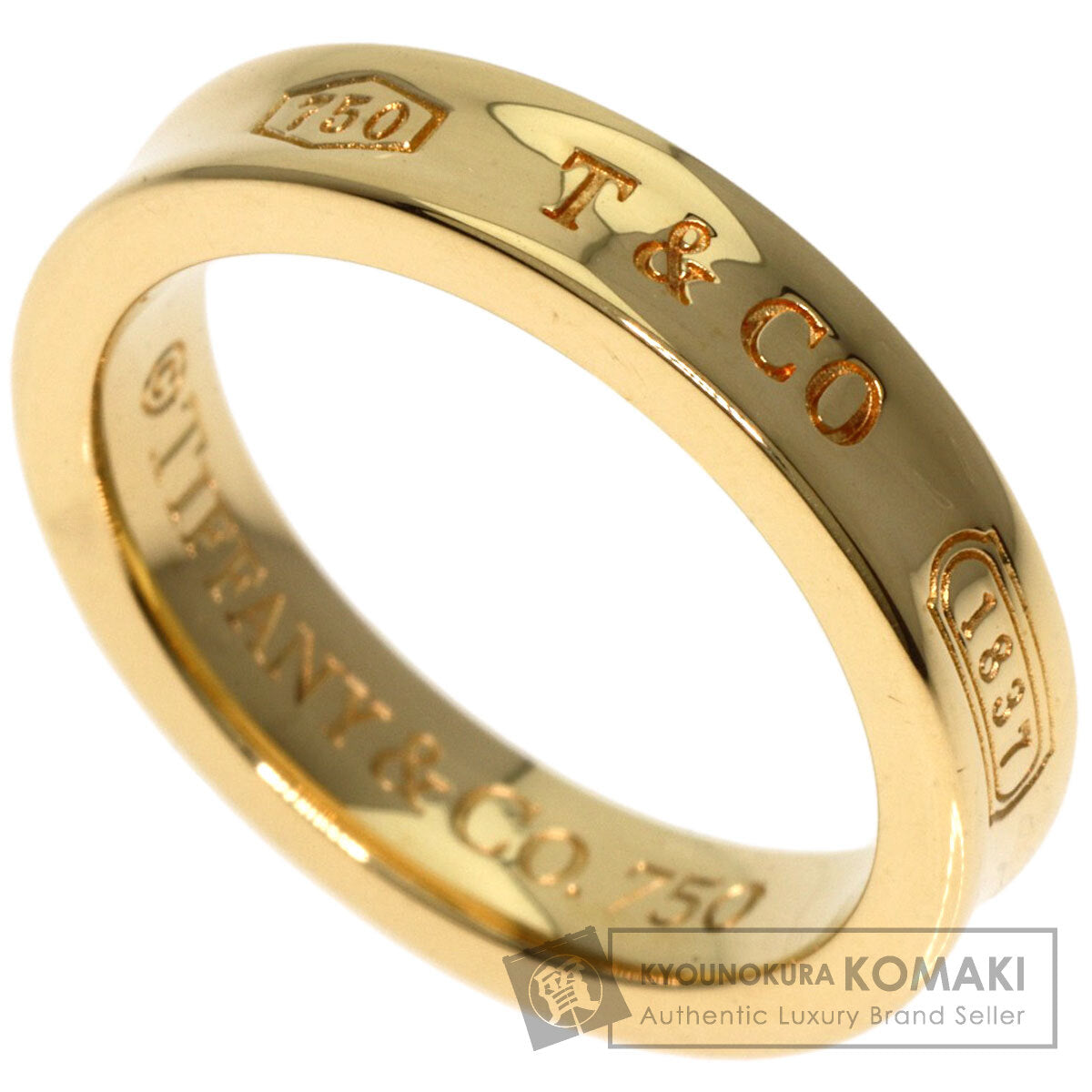 TIFFANY&Co.   Ring 1837 Narrow K18 Yellow Gold Ladies