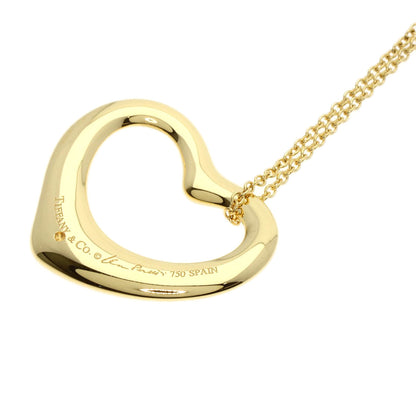 TIFFANY&Co.   Necklace Open heart K18 Yellow Gold Ladies