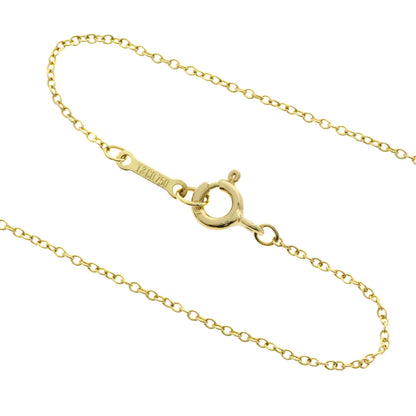 TIFFANY&Co.   Necklace Double rubbing heart K18 Yellow Gold Ladies