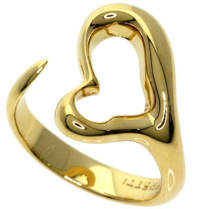 TIFFANY&Co.   Ring Open heart K18 Yellow Gold Ladies