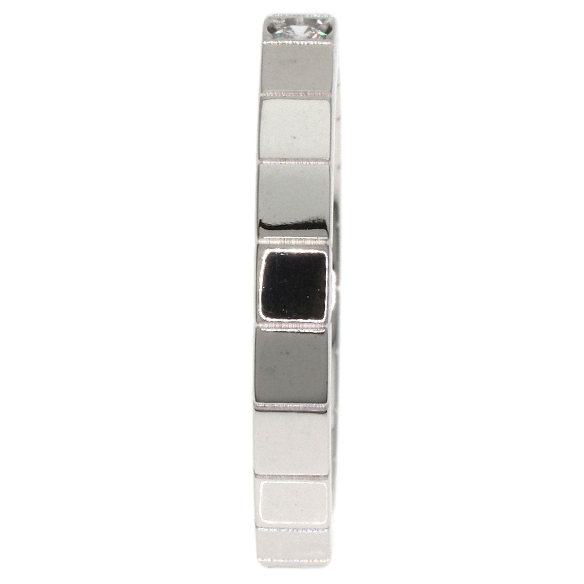 CARTIER   Raniere 1P Diamond #54 Ring  K18 White Gold Ladies [Used]