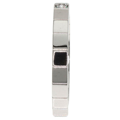 CARTIER   Raniere 1P Diamond #54 Ring  K18 White Gold Ladies [Used]