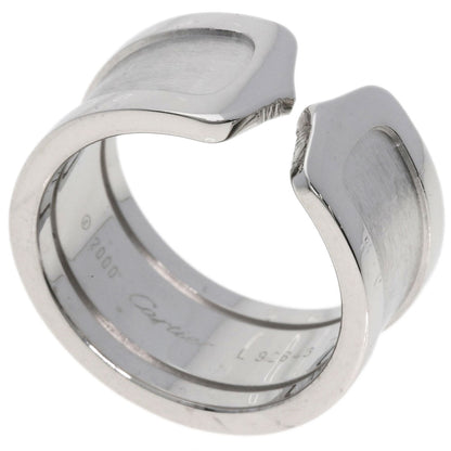 CARTIER   Ring C2 ring # 53 K18 White Gold Ladies