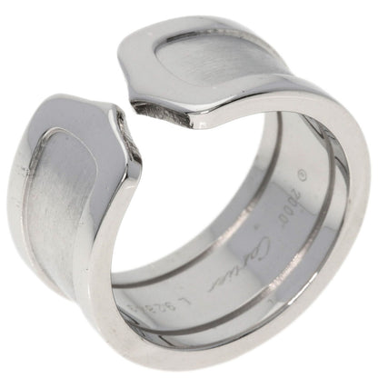 CARTIER   Ring C2 ring # 53 K18 White Gold Ladies