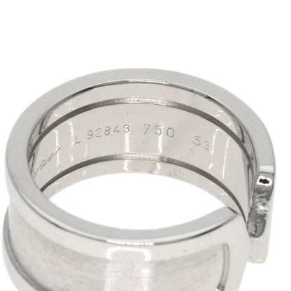 CARTIER   Ring C2 ring # 53 K18 White Gold Ladies