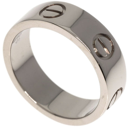 CARTIER love ring #49 Ring K18 White Gold Ladies [Used]