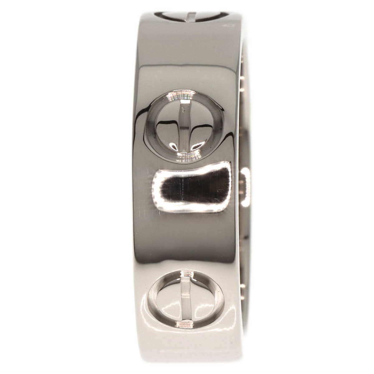 CARTIER love ring #49 Ring K18 White Gold Ladies [Used]