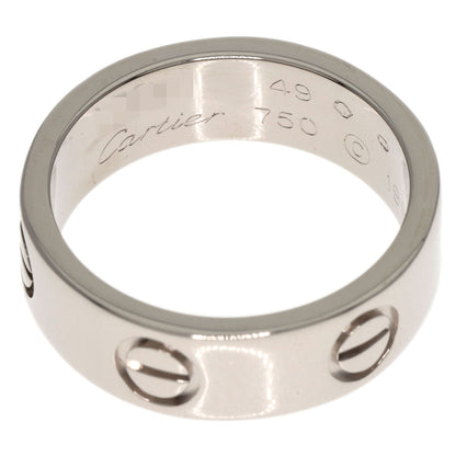CARTIER love ring #49 Ring K18 White Gold Ladies [Used]