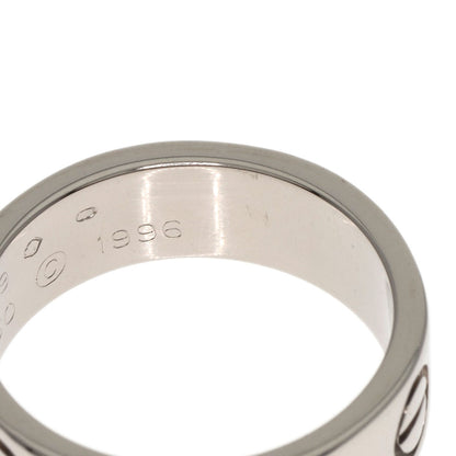 CARTIER love ring #49 Ring K18 White Gold Ladies [Used]