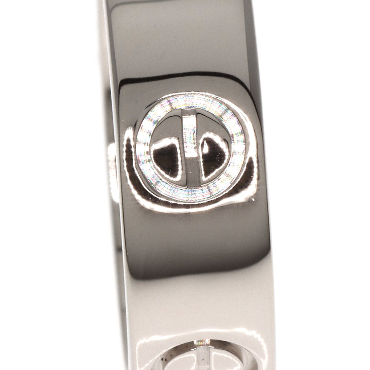 CARTIER love ring #49 Ring K18 White Gold Ladies [Used]