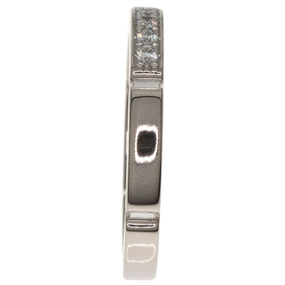CARTIER   Ring Mayon PANTHERE 4P Diamond # 49 K18 White Gold Ladies