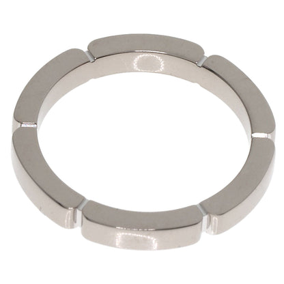 CARTIER   Ring Mayon PANTHERE 4P Diamond # 49 K18 White Gold Ladies
