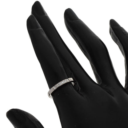 CARTIER   Ring Mayon PANTHERE 4P Diamond # 49 K18 White Gold Ladies