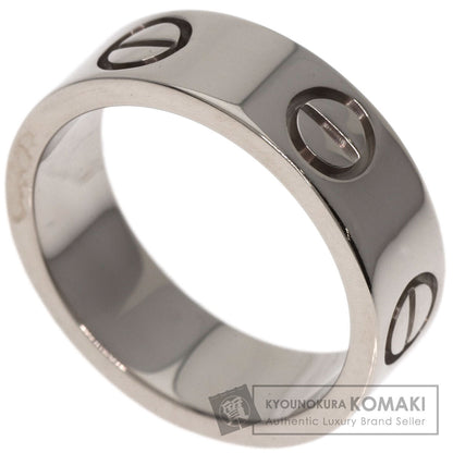 CARTIER love ring #47 Ring K18 White Gold Ladies [Used]