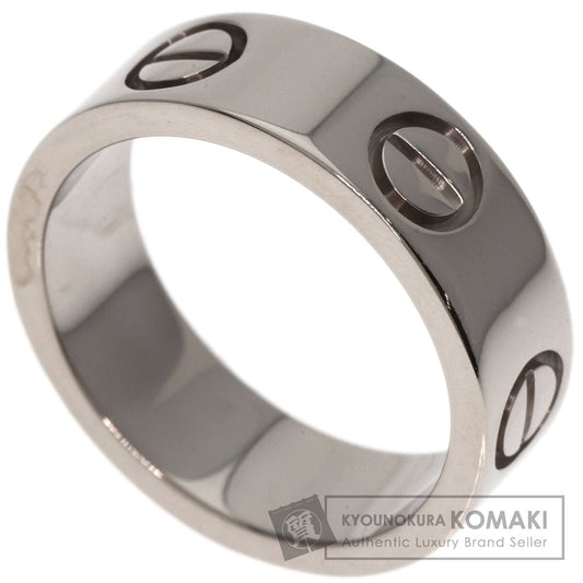 CARTIER love ring #47 Ring K18 White Gold Ladies [Used]