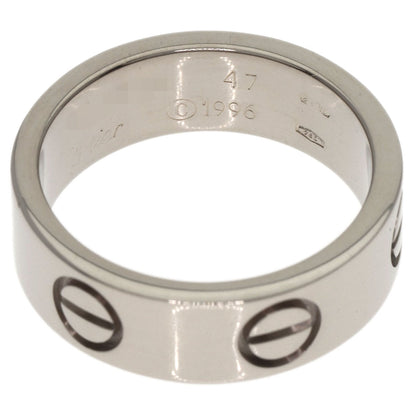 CARTIER love ring #47 Ring K18 White Gold Ladies [Used]