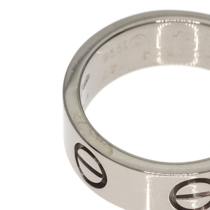CARTIER love ring #47 Ring K18 White Gold Ladies [Used]