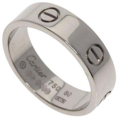 CARTIER   love ring #60 Ring  K18 White Gold Ladies [Used]
