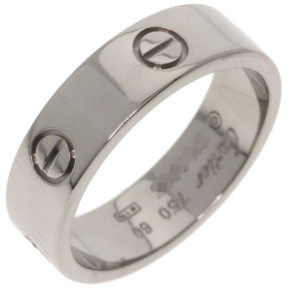 CARTIER   love ring #60 Ring  K18 White Gold Ladies [Used]