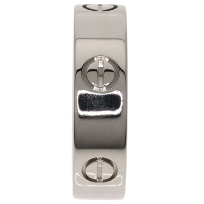 CARTIER   love ring #60 Ring  K18 White Gold Ladies [Used]