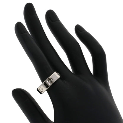 CARTIER   love ring #60 Ring  K18 White Gold Ladies [Used]