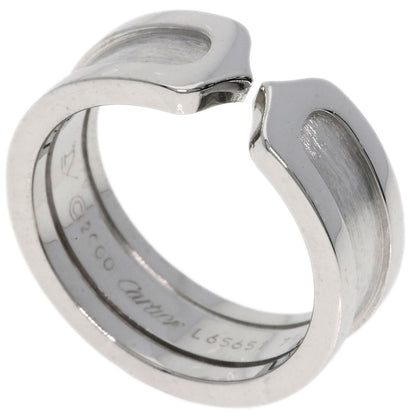 CARTIER   Ring C2 ring # 49 K18 White Gold Ladies