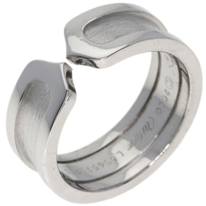 CARTIER   Ring C2 ring # 49 K18 White Gold Ladies