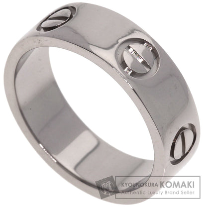 CARTIER   Ring love ring #50 K18 White Gold Ladies