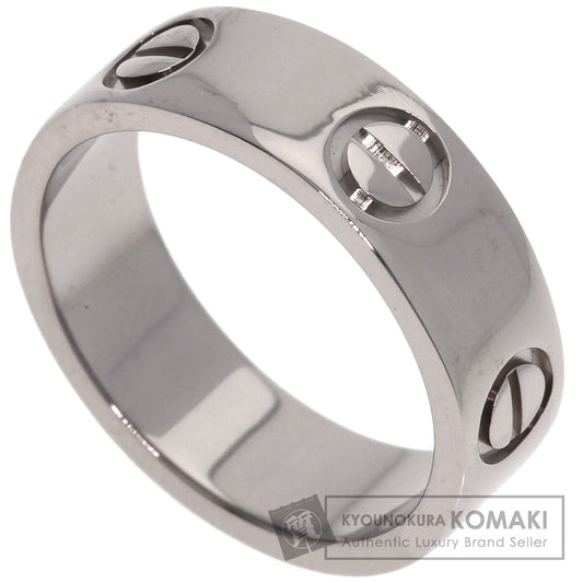 CARTIER   Ring love ring #50 K18 White Gold Ladies
