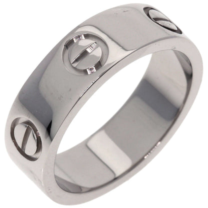 CARTIER   Ring love ring #50 K18 White Gold Ladies