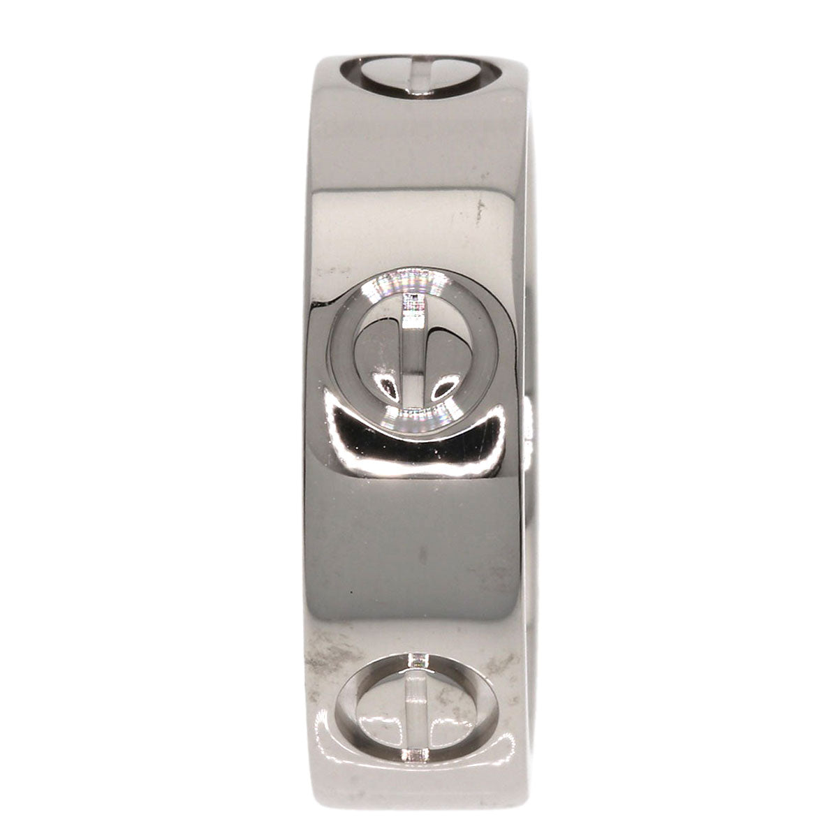 CARTIER   Ring love ring #50 K18 White Gold Ladies